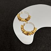 Celine Awesome Hoop Gold Earings - 3