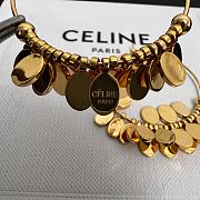 Celine Awesome Hoop Gold Earings - 2