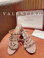 Valentino Garavani Rockstud Sandals Beige - 1