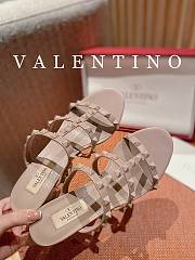 Valentino Garavani Rockstud Sandals Beige - 4