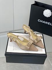 Chanel High Heel Lambskin in Pink - 1