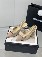 Chanel High Heel Lambskin in Pink - 2