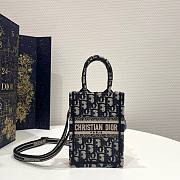 Dior Mini Book Tote Phone Bag -13.5x5x18cm - 1