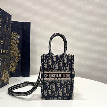 Dior Mini Book Tote Phone Bag -13.5x5x18cm
