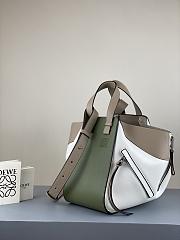 Loewe Leather Hammock Autumn Green - 29x26x14cm - 1