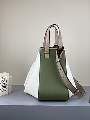 Loewe Leather Hammock Autumn Green - 29x26x14cm - 5