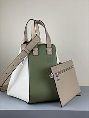 Loewe Leather Hammock Autumn Green - 29x26x14cm - 4