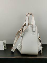 Loewe Hammock Bag Anagram White Size 29x14x26cm - 1