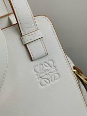 Loewe Hammock Bag Anagram White Size 29x14x26cm - 4