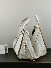 Loewe Hammock Bag Anagram White Size 29x14x26cm - 3