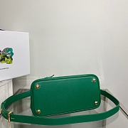 Prada Double Saffiano Leather Green 25x18.5x12.5cm - 2