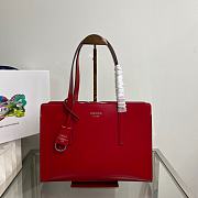 Prada Re-Edition 1995 Brushed-leather Scarlet 30x22x9cm - 1