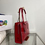 Prada Re-Edition 1995 Brushed-leather Scarlet 30x22x9cm - 3