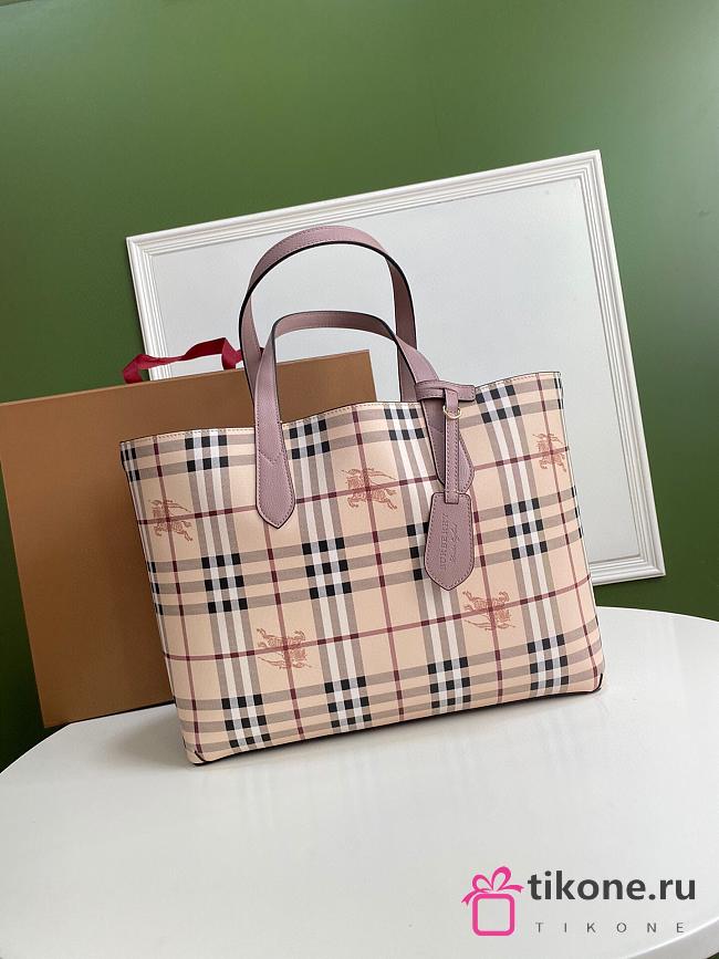 Burberry Reversible Tote Pink - 35x30x12cm - 1