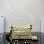 Prada Re-Nylon Padded Dessert Beige - 24cmx17.5cmx8.5cm - 2