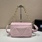 PRADA PADDED NAPPA LEATHER IN PINK 31x19x8.5cm - 3