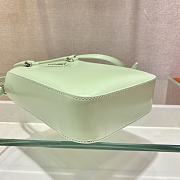 Prada Mini Triangle Plaque Tote Light Green - 15x17.5x5cm - 5