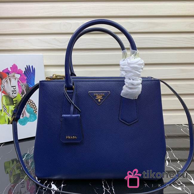 Prada Galleria Saffiano Leather Bag Bluette - 31×22.5×13.5cm - 1