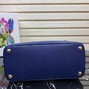 Prada Galleria Saffiano Leather Bag Bluette - 31×22.5×13.5cm - 5