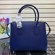 Prada Galleria Saffiano Leather Bag Bluette - 31×22.5×13.5cm - 4