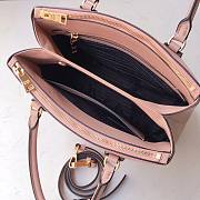 Prada Medium Saffiano Leather Double Bag Powder Pink - 31x22.5x13.5cm - 3