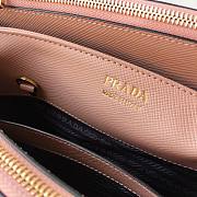 Prada Medium Saffiano Leather Double Bag Powder Pink - 31x22.5x13.5cm - 4