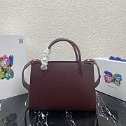  Prada Large Saffiano Leather Double Bag Red - 33×24.5×15cm - 3