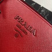  Prada Large Saffiano Leather Double Bag Scarlet - 33×24.5×15cm - 3