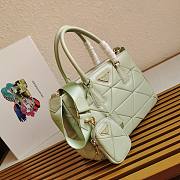 Prada Saffiano Lambskin Light Green - 28×20×12cm - 3