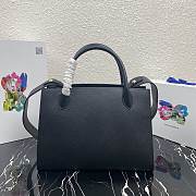  Prada Large Saffiano Leather Double Bag Black - 33×24.5×15cm - 2