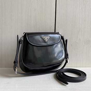 Prada Hobo Mini Shoulder bag Black Size 17cm