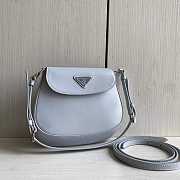 Prada Hobo Mini Shoulder bag Blue Size 17cm - 1