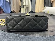 Chanel Casual Style Calfskin Blended Fabrics Street Black - 19×24×9cm - 5