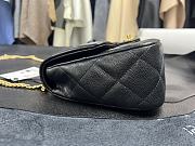 Chanel Casual Style Calfskin Blended Fabrics Street Black - 19×24×9cm - 3