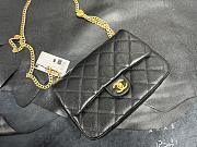 Chanel Casual Style Calfskin Blended Fabrics Street Black - 19×24×9cm - 2