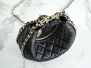 Chanel 23c Moon Black Lambskin - 15x20x6cm - 2