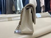 Chanel Classic Caviar Medium Apricot Color Size 25cm - 5