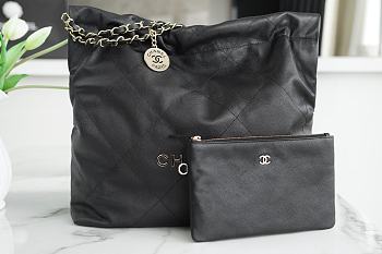 Chanel 22 Large Handbag Black - 35x37x7cm