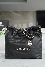 Chanel 22 Large Handbag Black - 35x37x7cm - 2