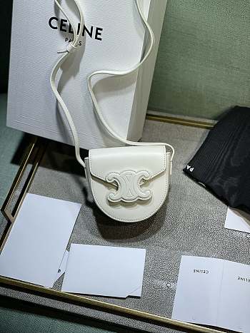 Celine Mini Besace Bag In Smooth Calfskin Cuir Triomphe Tan