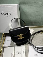 Celine Triomphe Lisa Mini Black - 15.5x11.5x5cm - 1