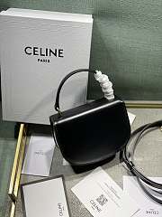 Celine Triomphe Lisa Mini Black - 15.5x11.5x5cm - 3