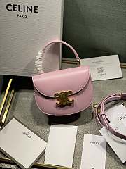 Celine Triomphe Lisa Mini Pink - 15.5x11.5x5cm - 1