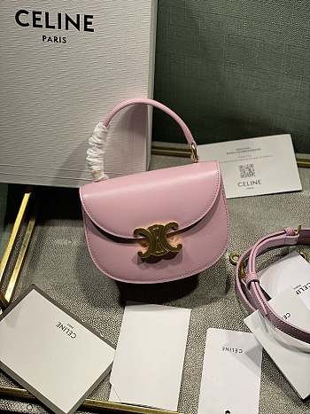 Celine Triomphe Lisa Mini Pink - 15.5x11.5x5cm