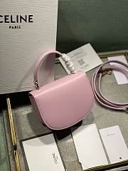 Celine Triomphe Lisa Mini Pink - 15.5x11.5x5cm - 4