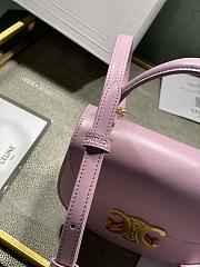 Celine Triomphe Lisa Mini Pink - 15.5x11.5x5cm - 2