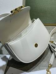 Celine Triomphe Lisa Mini White - 15.5x11.5x5cm - 3