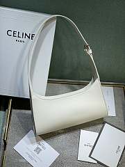 Celine Cuir Triomphe White - 24x13x5cm - 2