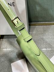 Celine Triomphe Shoulder Bag In Light Green - 20x10x4cm - 3