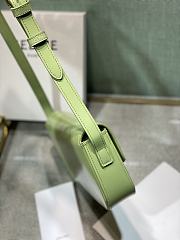 Celine Triomphe Shoulder Bag In Light Green - 20x10x4cm - 2